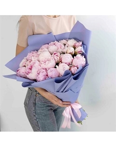 Букет из пионов 25 шт. Л'этуаль flowers