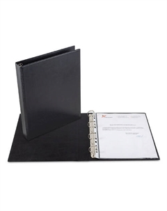 Канцелярская папка-регистратор из экокожи на кольцах под файлы А5 Flexpocket
