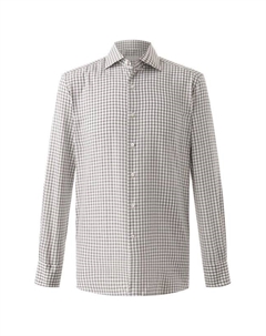 Сорочка из хлопка и льна Stefano ricci