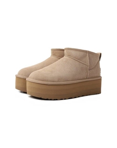 Замшевые полусапоги Classic Ultra Mini Platform Ugg