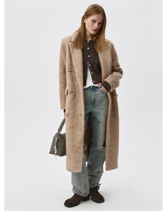 Двубортное шерстяное пальто Sela