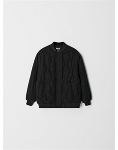 Стеганый бомбер оверсайз для девочек Sela