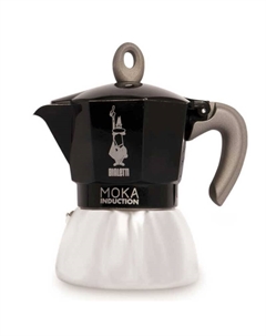 Кофеварка гейзерная Moka Induction Nera, 4 порции Bialetti