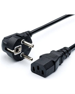 Кабель питания AT6988 CEE 7/7 евровилка - IEC C13, длина 1.2 м Atcom