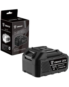 Батарея аккумуляторная UNV5.0 STD, 20В, 5Ач, Li-Ion Деко