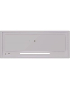 Встраиваемая вытяжка Hyper 600 GS WH, управление сенсорное, белый Lex