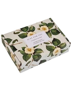 Коробка, подарочная, картон с ламинацией, 160х220х50 мм. Коллекция Flora, камелия Be smart