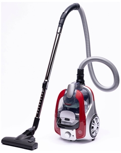 Пылесос напольный Sharp EC-NB16R-R. красный/серебро