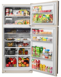 Двухкамерный холодильник SJ-XE 55 PMBE Sharp