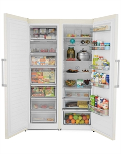 Холодильник Side-by-Side SBS 711 EZ 12 B (FN 711 E12 B + R 711 EZ 12 B) Scandilux