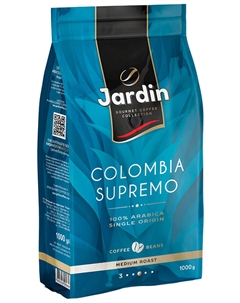 Кофе зерновой Jardin Colombia Supremo 1 кг
