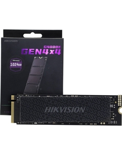 Накопитель SSD Hikvision M.2 G4000E 1000 Гб PCIe 4.0 (HS-SSD-G4000E/1024G)