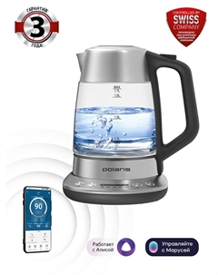 Чайник электрический Polaris PWK 1775CGLD WIFI IQ Home, матовый
