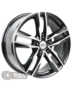 Литой диск R128 7.5x18/5x112 D66.6 ET51, Черные Rst