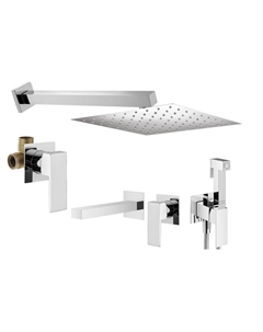 Комплект гигиенического смесителя с верхним душем TAG KITZTG01CR220 хром Plumberia selection