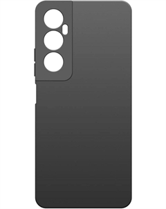 Чехол-накладка BoraSCO для смартфона Realme C65, силикон, черный (73384) Borasco