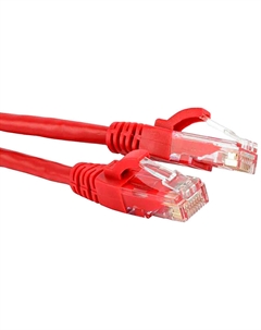 Патч-корд UTP кат.5e, 2 м, RJ45-RJ45, красный, CU, LSZH, (PC-LPM-UTP-RJ45-RJ45-C5e-2M-LSZH-RD) Hyperline