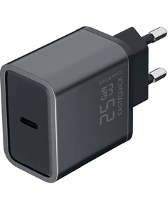 Сетевое зарядное устройство Red Line XC-3 25 Вт, EU, USB type-C, Quick Charge, PD, серый (УТ000038328) Red line