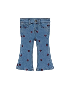 Брюки джинсовые клеш Siblings "Mitty Medium Blue", голубые The new