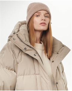 Шапка базовая бежевого цвета 2mood