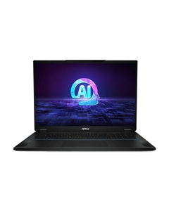Ноутбук MSI Stealth 18 AI Studio, 18'', 64 ГБ/8 ТБ, Ultra 9 185H, RTX 4090, черный, английская клавиатура Msi