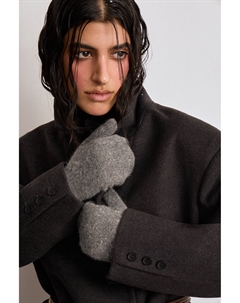 Варежки пушистые утепленные Mollis