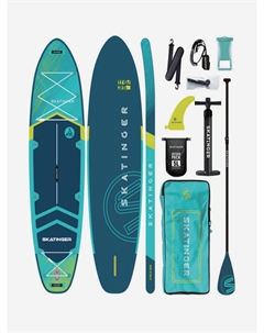 SUP-доска Meteor Blue, 11'6" 351-89-15cm, Зеленый Skatinger
