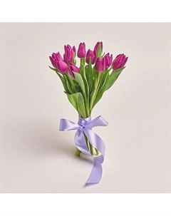 Букет из 11 фиолетовых тюльпанов Azalianow цветы. подарки. декор