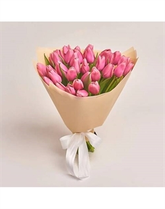 Букет из 35 розовых тюльпанов в упаковке Azalianow цветы. подарки. декор