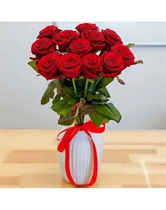 Классический букет 11 красных роз 40 см Azalianow цветы. подарки. декор