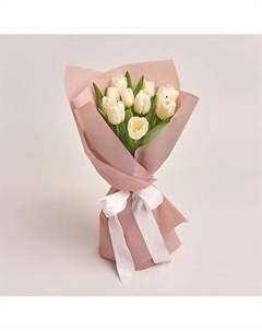 Букет из 11 белых тюльпанов Azalianow цветы. подарки. декор