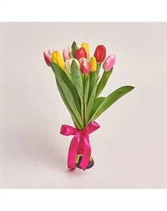 Букет из 11 разноцветных тюльпанов Azalianow цветы. подарки. декор