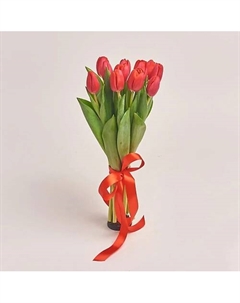 Букет из 11 красных тюльпанов Azalianow цветы. подарки. декор