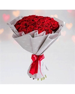 Букет из 29 алых роз «Первая любовь» Azalianow цветы. подарки. декор
