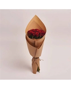 Букет из 11 красных роз 40 см в крафтовой бумаге Azalianow цветы. подарки. декор