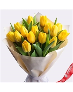 Букет из 17 желтых тюльпанов Azalianow цветы. подарки. декор