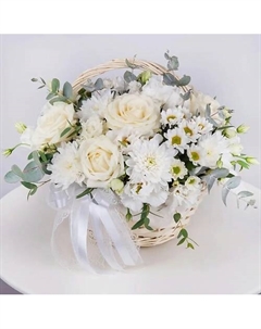 Букет из белых роз Azalianow цветы. подарки. декор