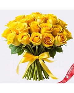 Букет из 25 желтых роз «Лучшее в тебе» Azalianow цветы. подарки. декор