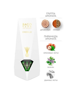Ароматический диффузор Изумруд 100 Bago home
