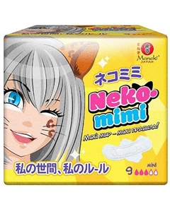 Прокладки женские гигиенические мини серия Neko-Mimi Maneki