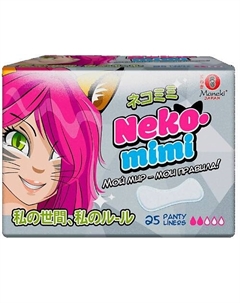 Прокладки женские гигиенические ежедневные Neko-Mimi Maneki