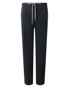 Брюки из хлопка и шелка Marco pescarolo