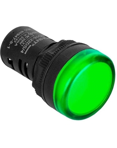 Индикатор 828116 ND16-22DS/2C зеленый, компактный, встр. резистор, IP65 AC/DC24В Chint