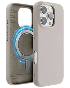 Чехол для мобильного телефона Type Gorilla Premium, Magnetic, iPhone16 pro, Grey, Leather (BL-T52-iP16P-LTR-GR) Type gorilla