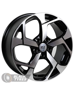 Литой диск R067 7x17/5x108 D65.1 ET36, Черные Rst