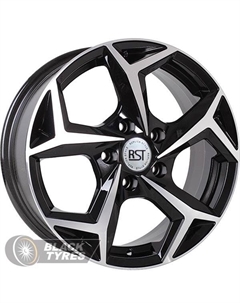 Литой диск R066 6.5x16/5x114.3 D67.1 ET44, Черные Rst