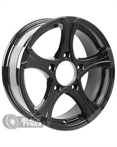 Литой диск 1610 6.5x16/5x139.7 D98 ET40, Черные Venti