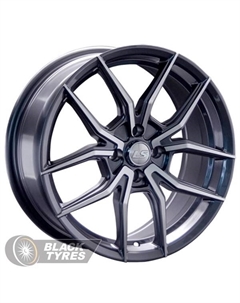 Литой диск 1242 7.5x17/4x100 D60.1 ET40, Серые Ls wheels