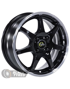 Литой диск CR-15 5.5x14/4x98 D58.6 ET35, Черные Cross street