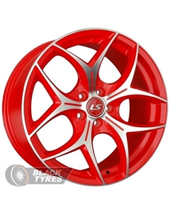 Литой диск 539 7.5x17/5x100 D73.1 ET40, Красные Ls wheels